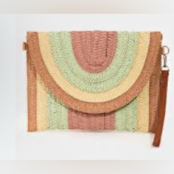 Ayla multicolored cross body and clutch NWT - Picture 2 of 7